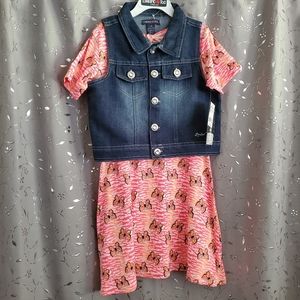 NWT • LIMITED TOO 2pc Dress Set with Vest Size Large 🤗